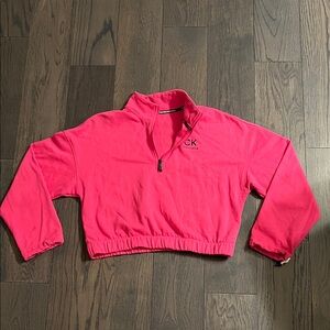 Calvin Klein Performance Vibrant Pink Fleece Pullover